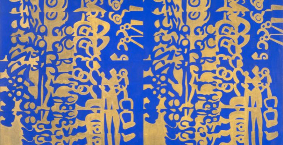 Carla Accardi a Verona: in mostra i dipinti in oro e argento del 1964-1965