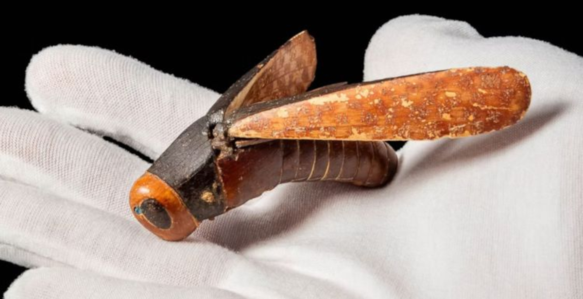 Venduta una cavalletta egizia per 340.000 sterline all’asta a Londra: è legata alla tomba di Tutankhamon?