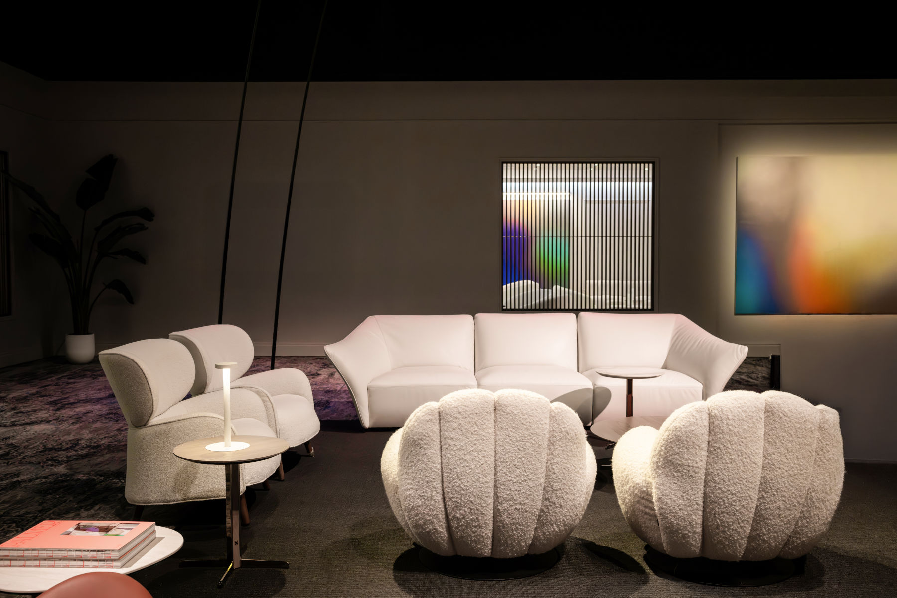 Collectors Lounge Lissoni & Partners, Art Basel Miami Beach 2025 - Salone del Mobile.Milano. Photo : &copy;️Socialrise Salone del Mobile.Milano