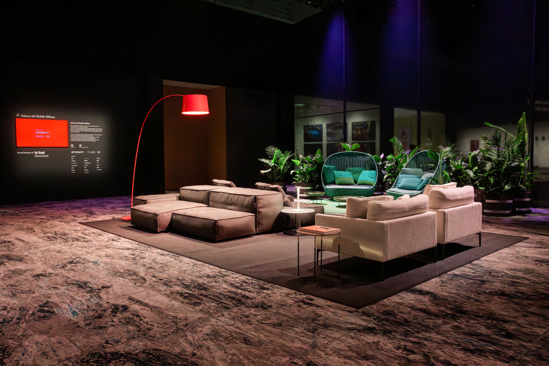 Collectors Lounge Lissoni & Partners, Art Basel Miami Beach 2025 - Salone del Mobile.Milano. Photo : &copy;️Socialrise Salone del Mobile.Milano