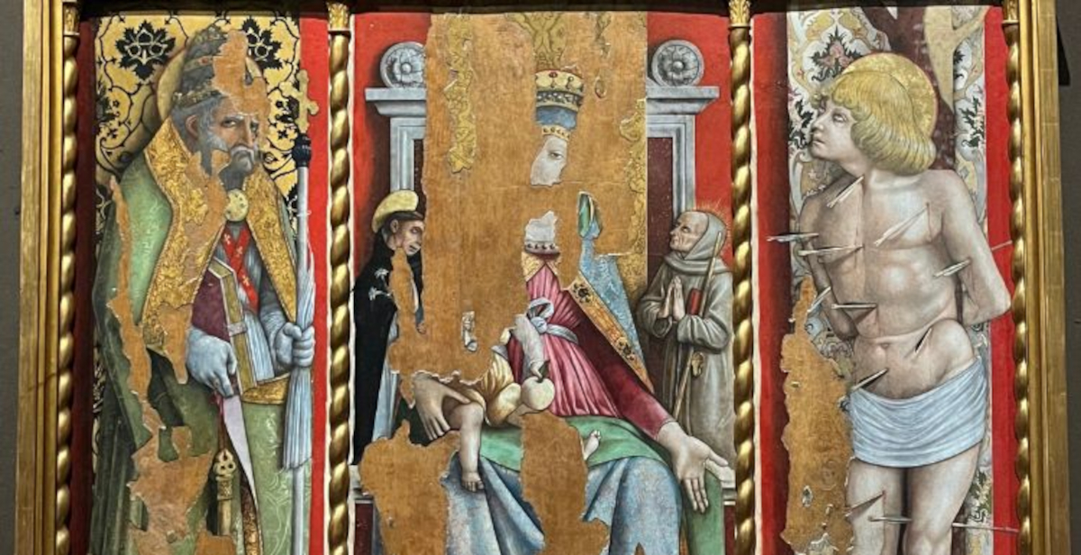 Ascoli Piceno, terminato il restauro del prezioso trittico di Carlo Crivelli