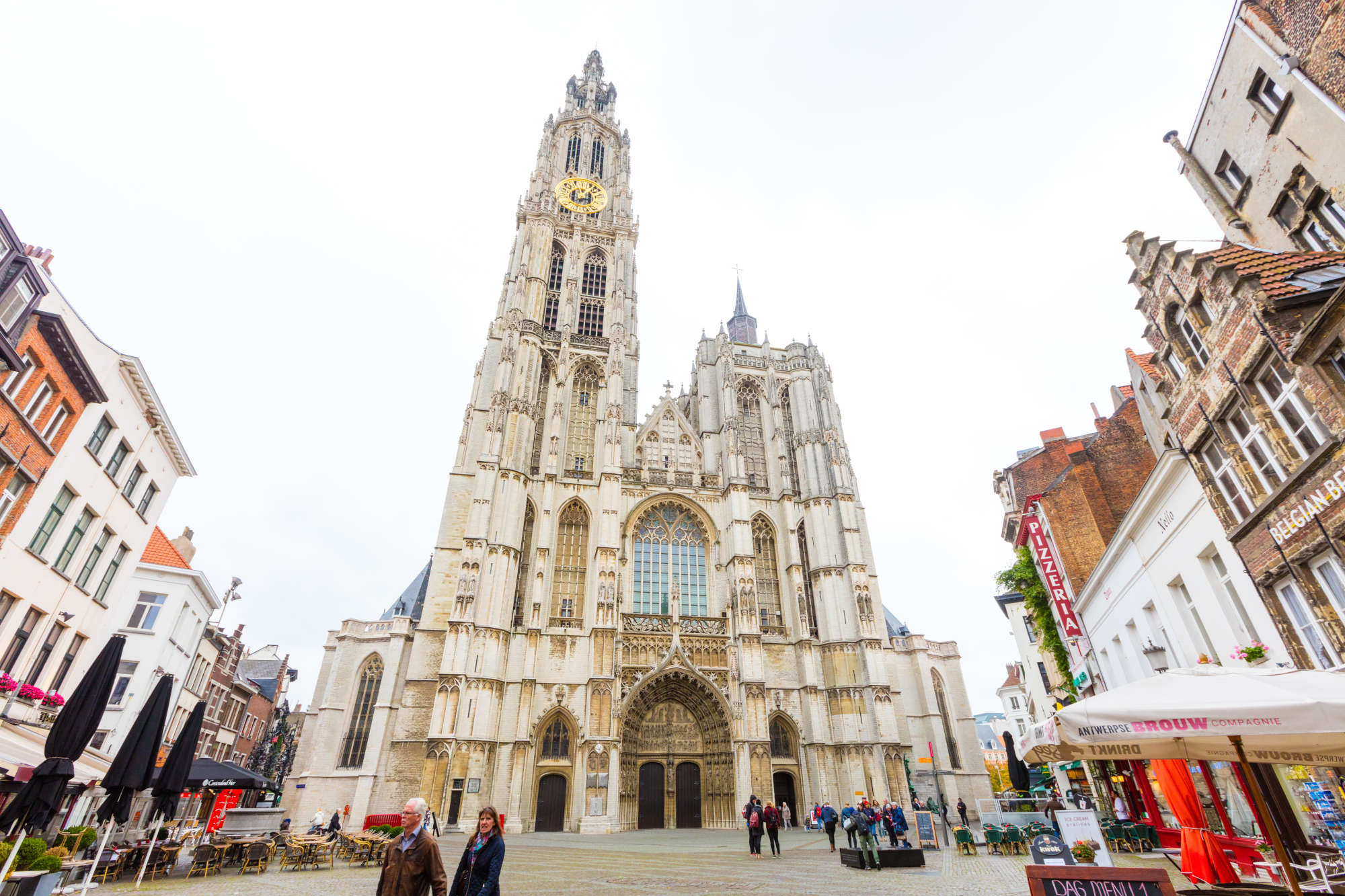 Façade of the Cathedral of Our Lady in Antwerp. Photo: Piet De Kersgieter