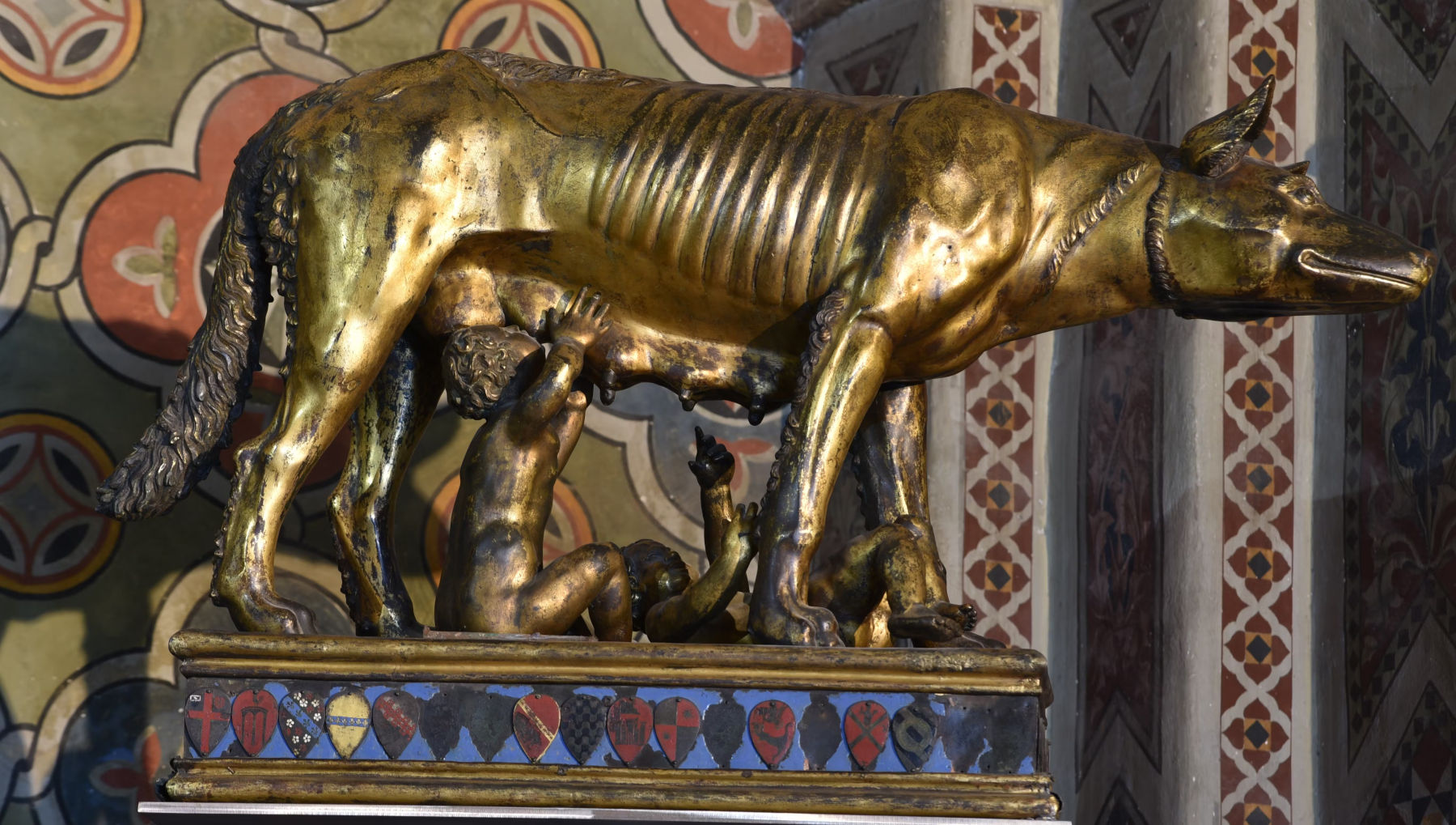 Giovanni di Turino, Louve avec jumeaux (1429-1430 ; bronze ; Sienne, Museo Civico di Siena) Photo : Museo Civico di Siena