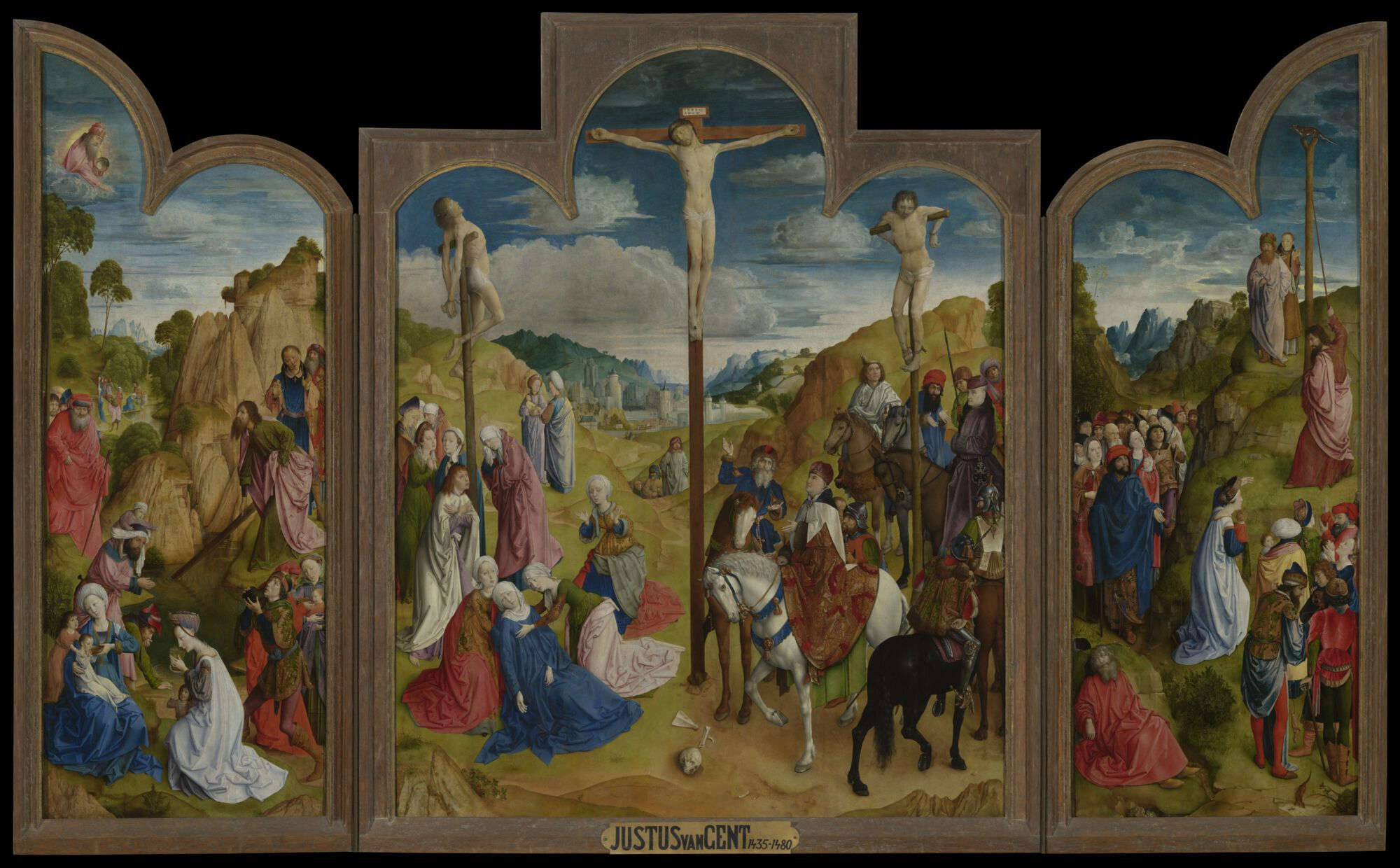 Just of Ghent, Calvary Triptych (1465)