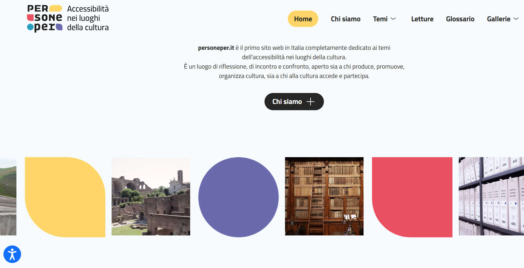Nasce personeper.it, pionieristica piattaforma del Ministero dela Cultura sull'accessibilità