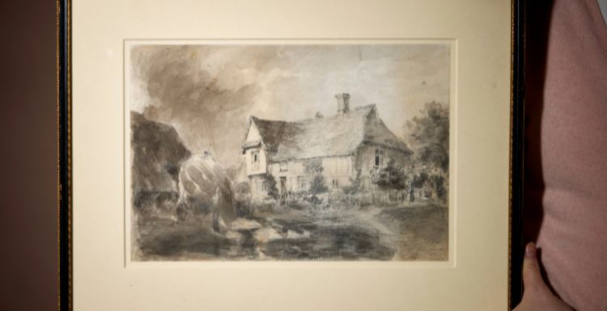 Disegno di John Constable venduto a 71.740 sterline dopo 200 anni in collezione privata