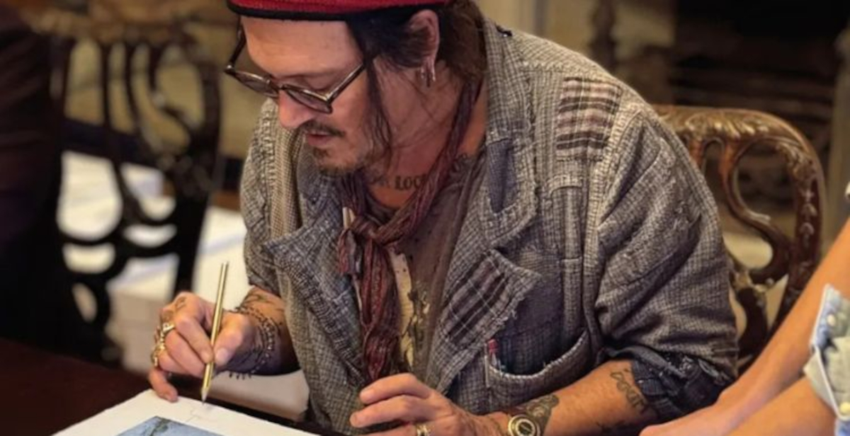Johnny Depp debutta come artista: due serigrafie in mostra da Deodato Arte a Milano