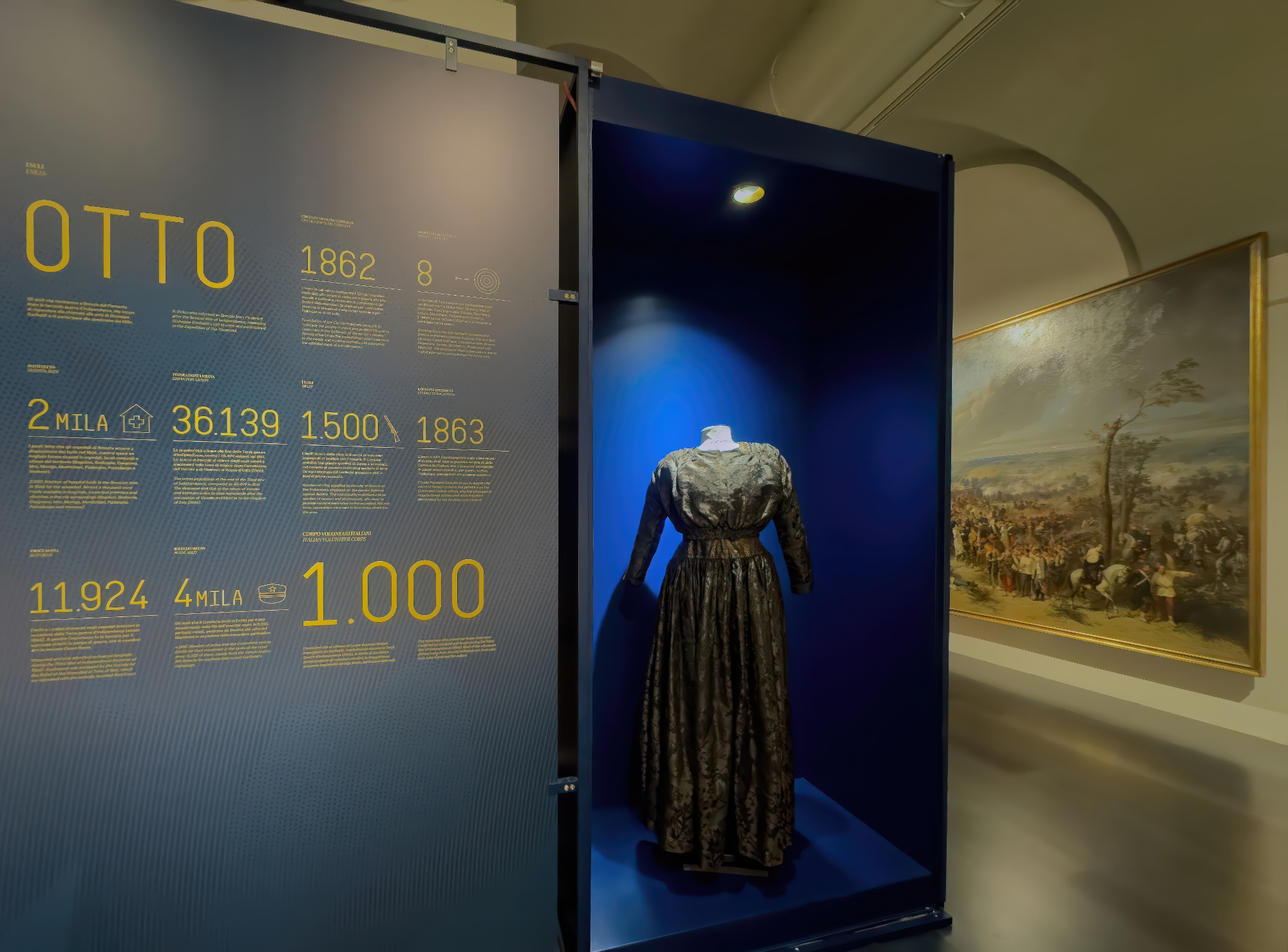 Al Museo del Risorgimento di Brescia in mostra l'abito di Anita Garibaldi