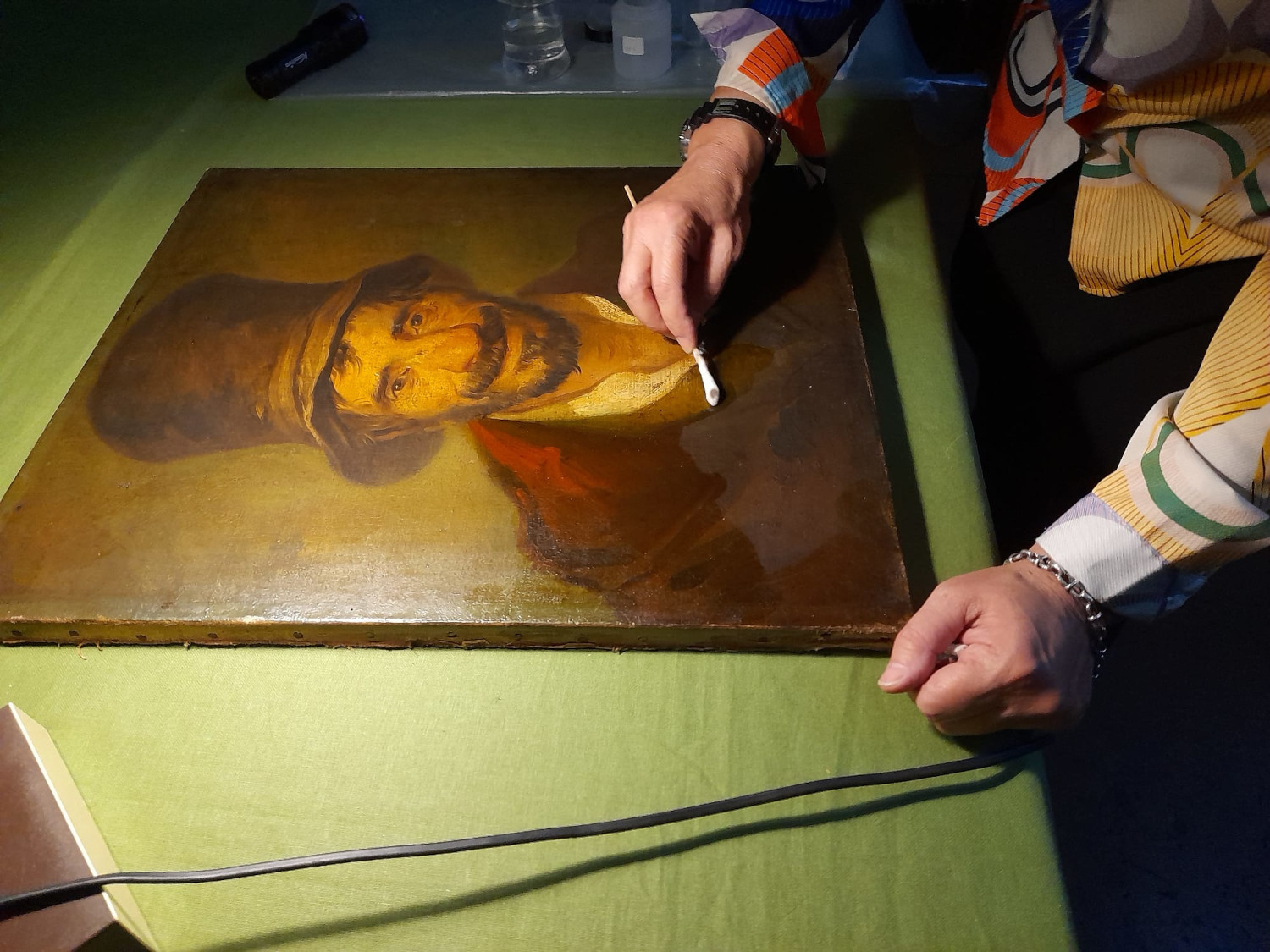 Durante la restauración