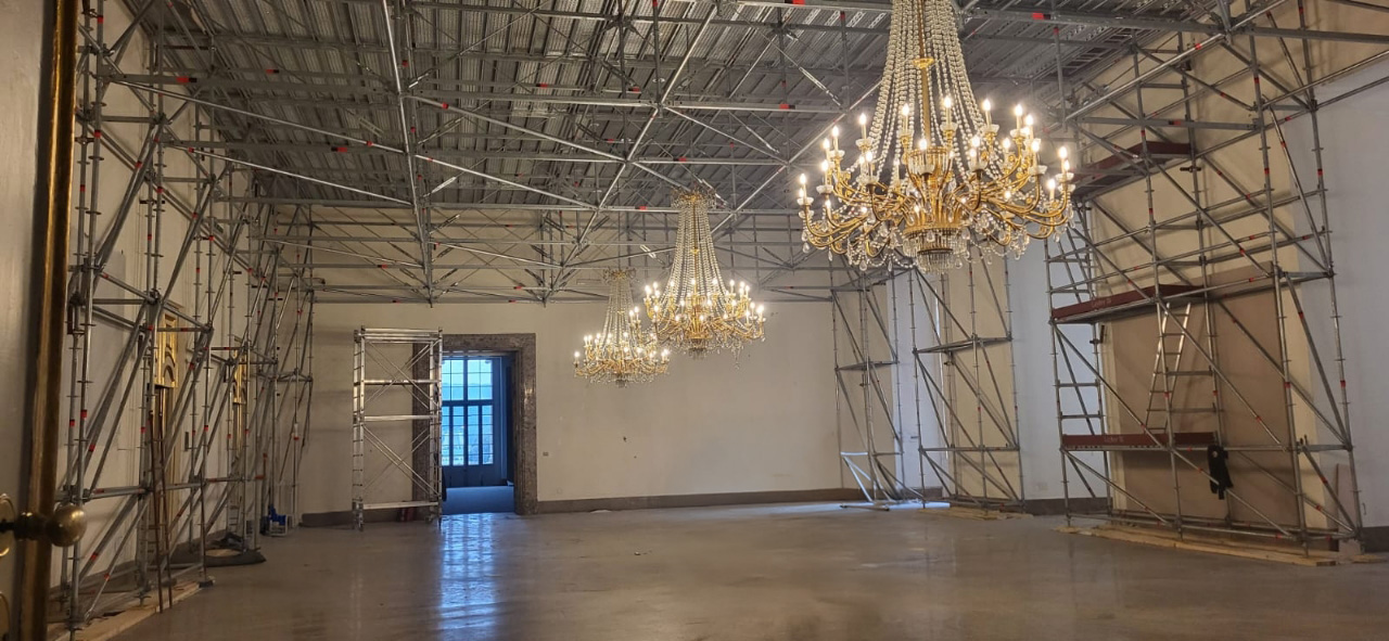 Reggia di Caserta, riaperta la Seconda Anticamera dell’Appartamento della Regina