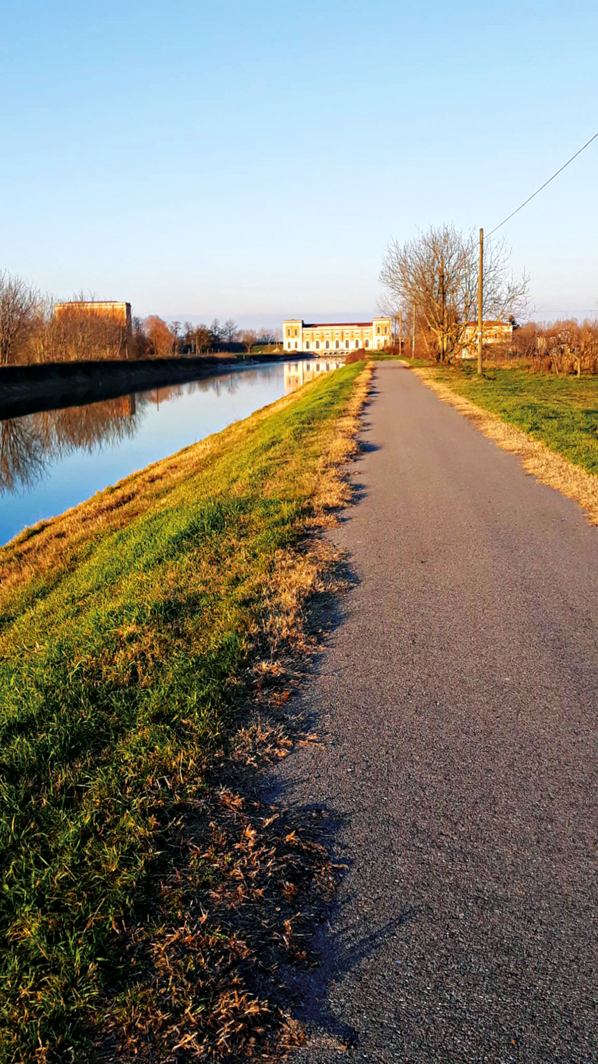 Die Strecke Mantua-Governolo