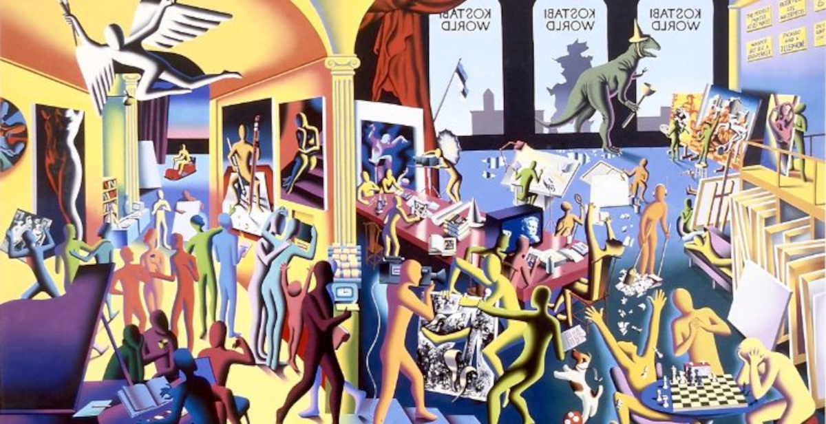 Roma celebra la Pop Art di Mark Kostabi alla Vaccheria con oltre 100 opere