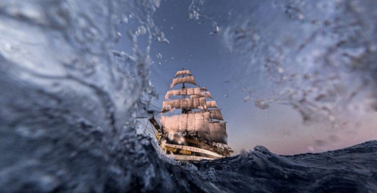 La più bella del mondo: l’Amerigo Vespucci negli scatti del fotoreporter Massimo Sestini