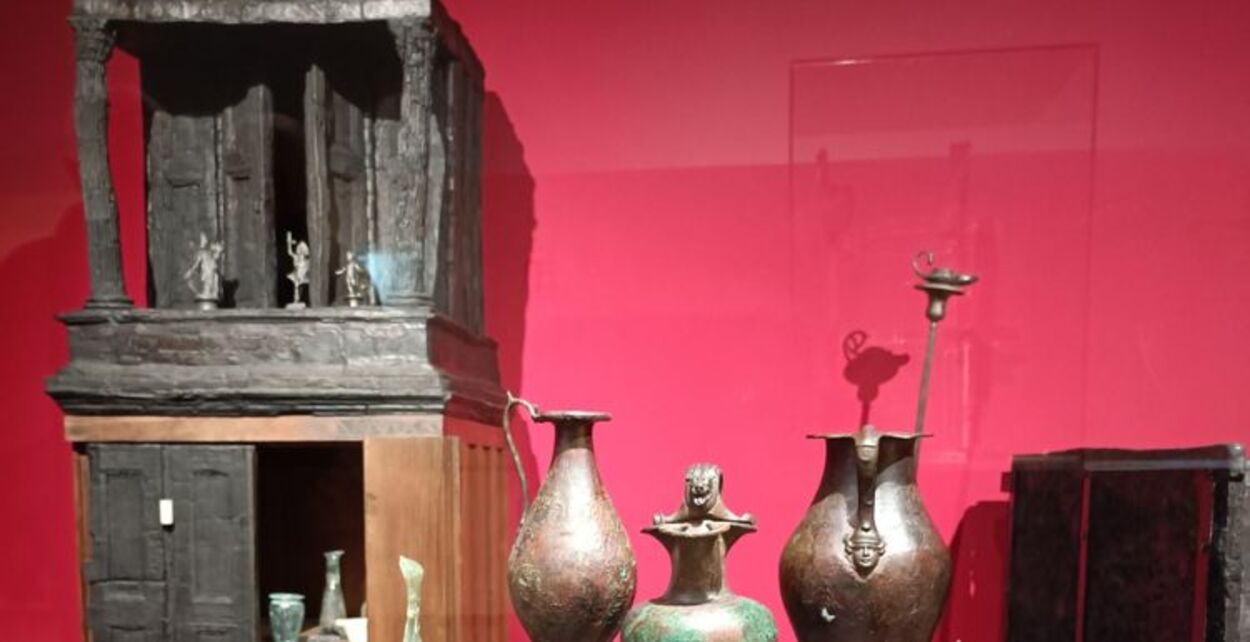 Ercolano, all’Antiquarium in mostra i legni sopravvissuti al Vesuvio