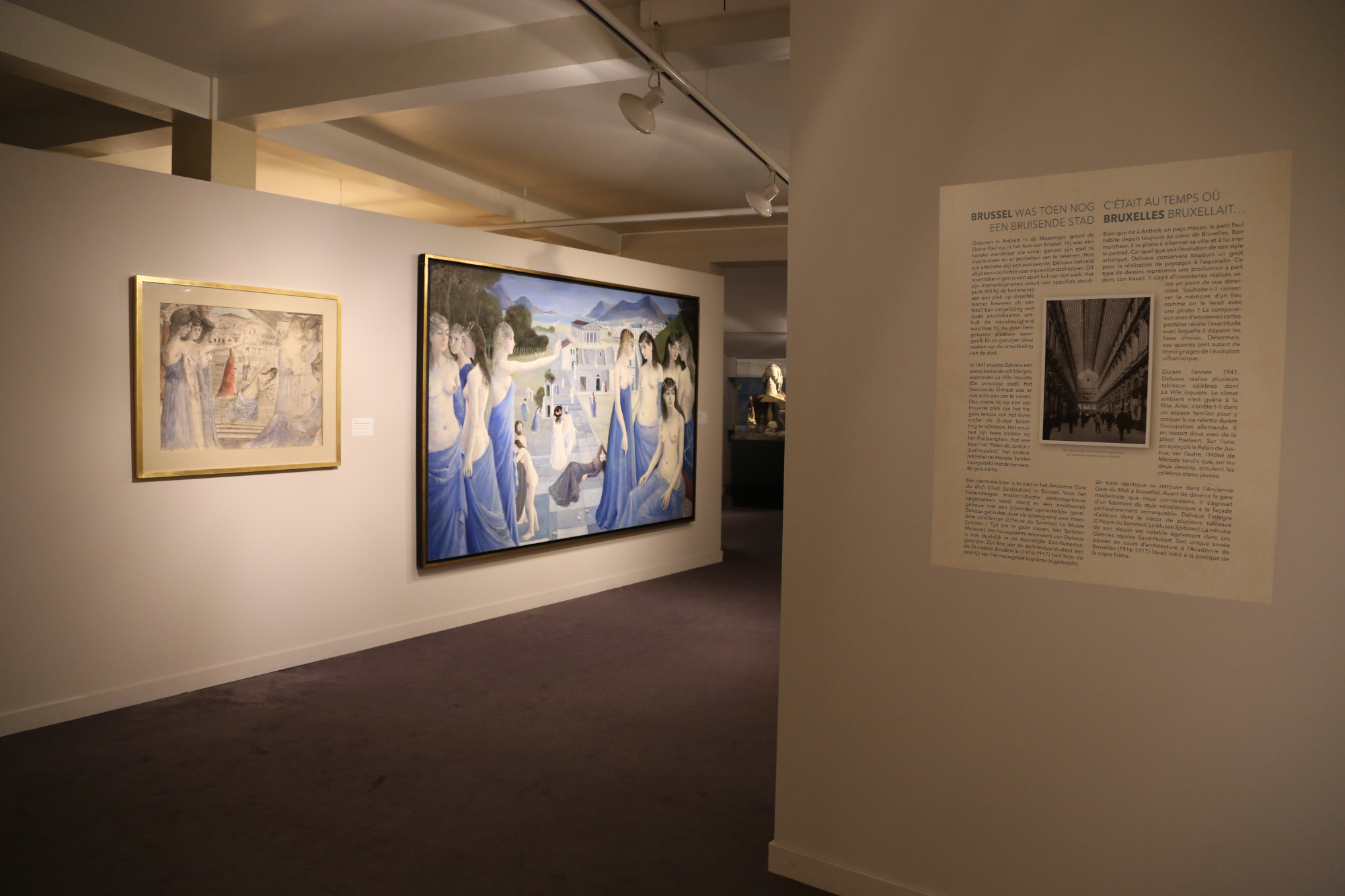 Museum layout © Foundation Paul Delvaux, Belgium/SABAM 2025