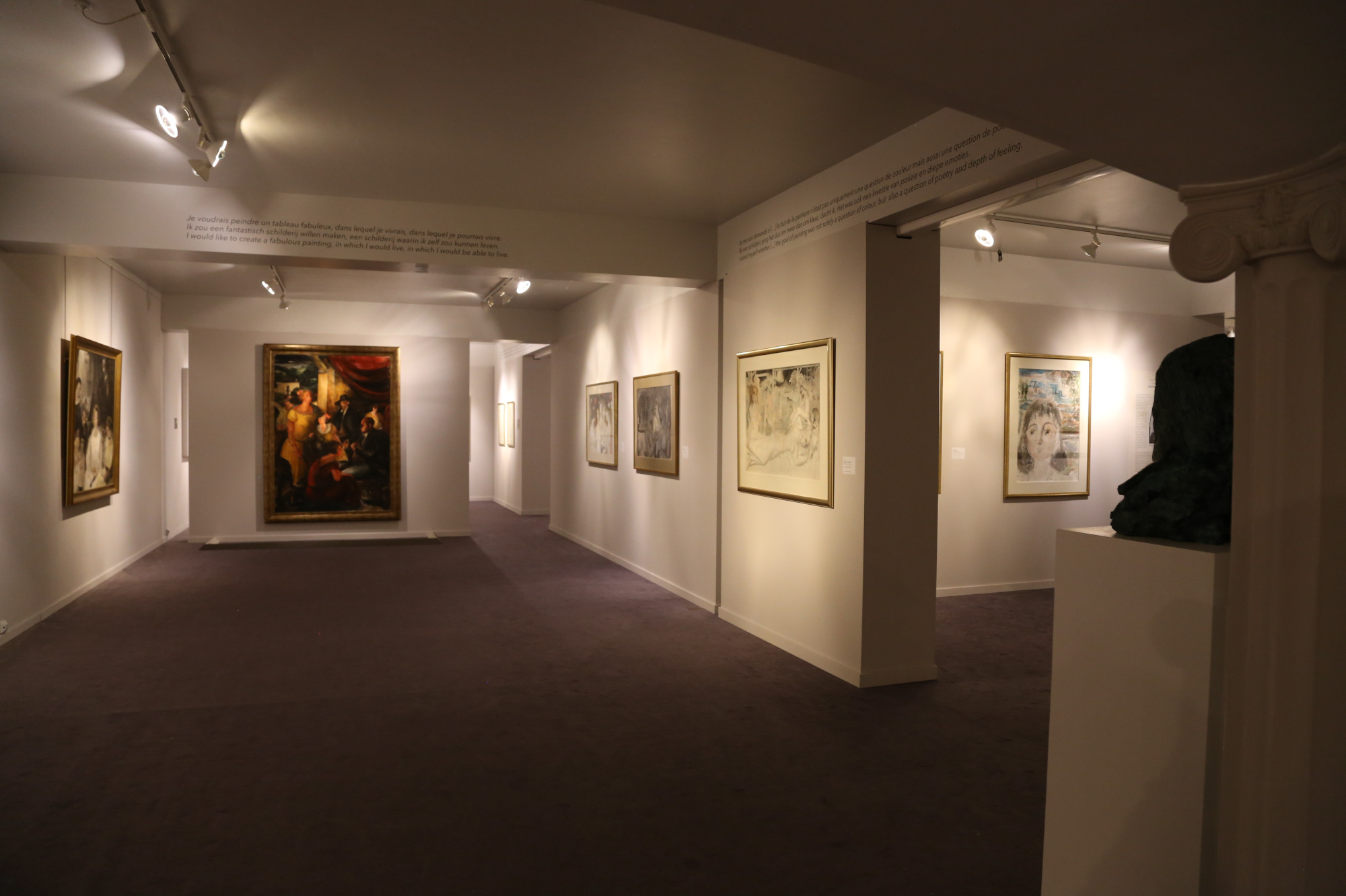 Museum layout © Foundation Paul Delvaux, Belgium/SABAM 2025