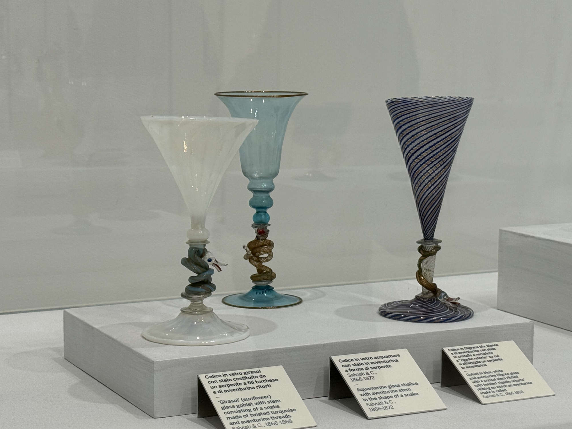 La nueva sección del siglo XIX del Museo del Vidrio de Murano. Foto: Fondazione Musei Civici di Venezia.