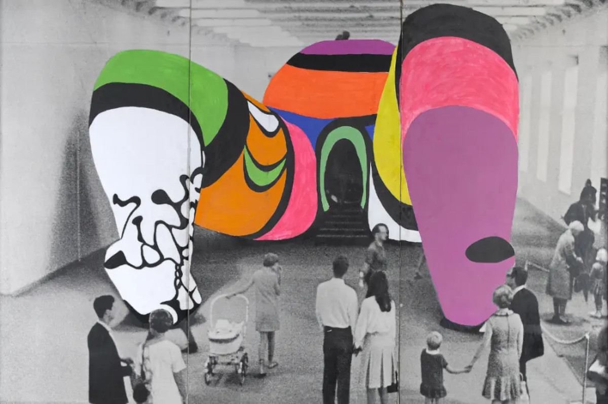 Heritage Niki de Saint Phalle, Foto dell'Hon ridipinto - dettaglio (1979) - Niki Charitable Art Foundation / ADAGP, Paris / Hans Hammarski&ouml;ld, 2025