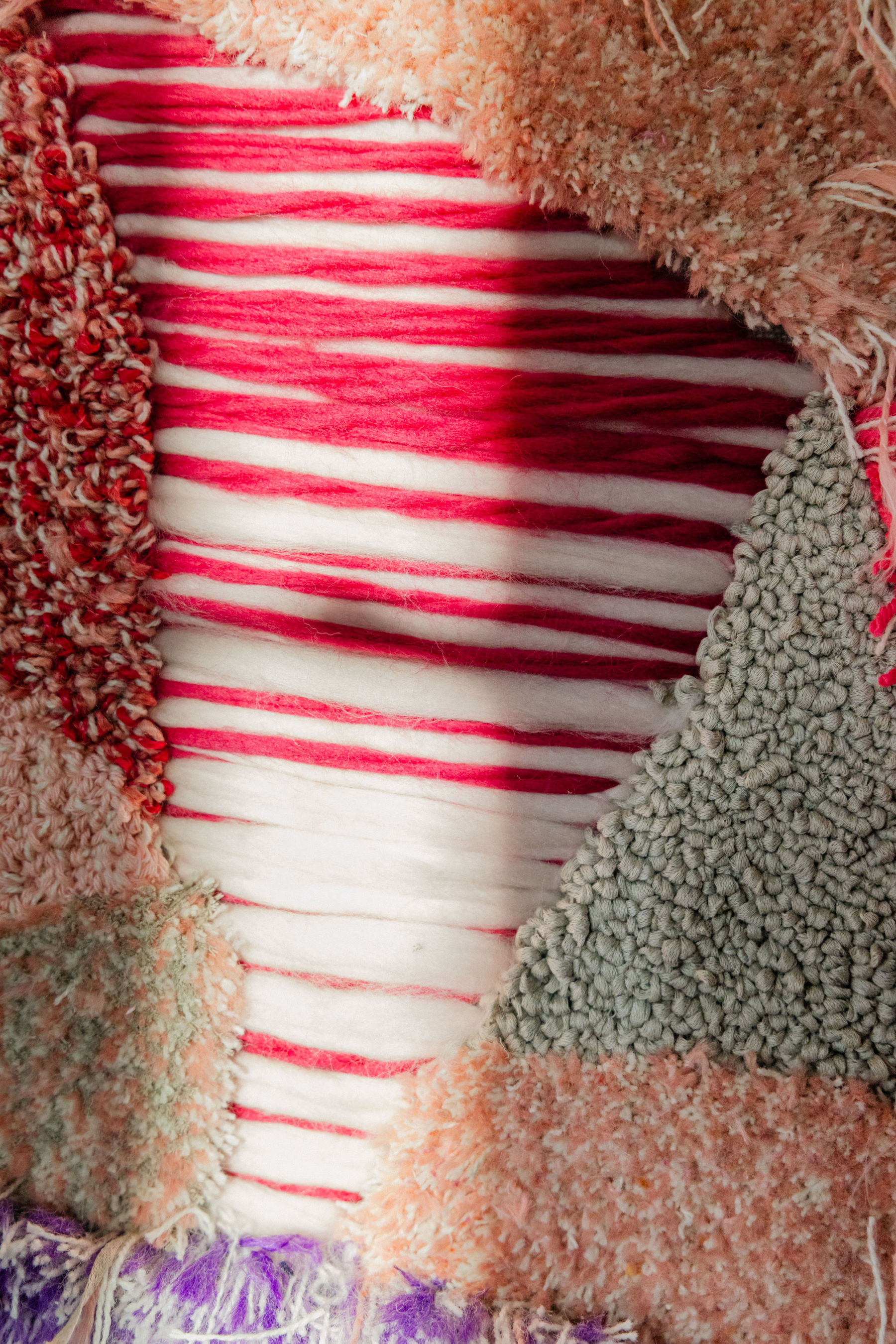 Over the Rainbow, travail en cours - détail