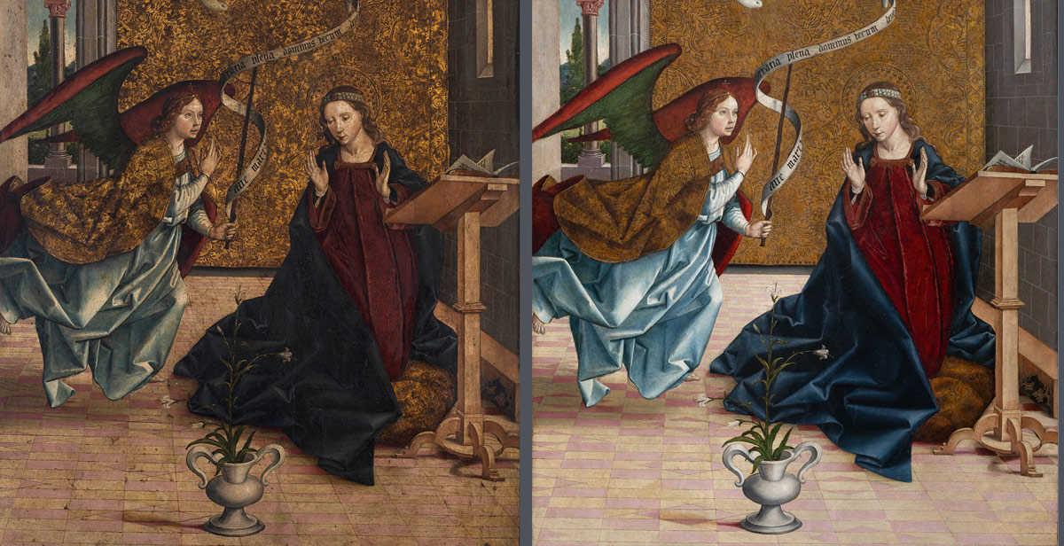 Spagna, restaurata l'Annunciazione di Pedro Berruguete, capolavoro dell'artista rinascimentale