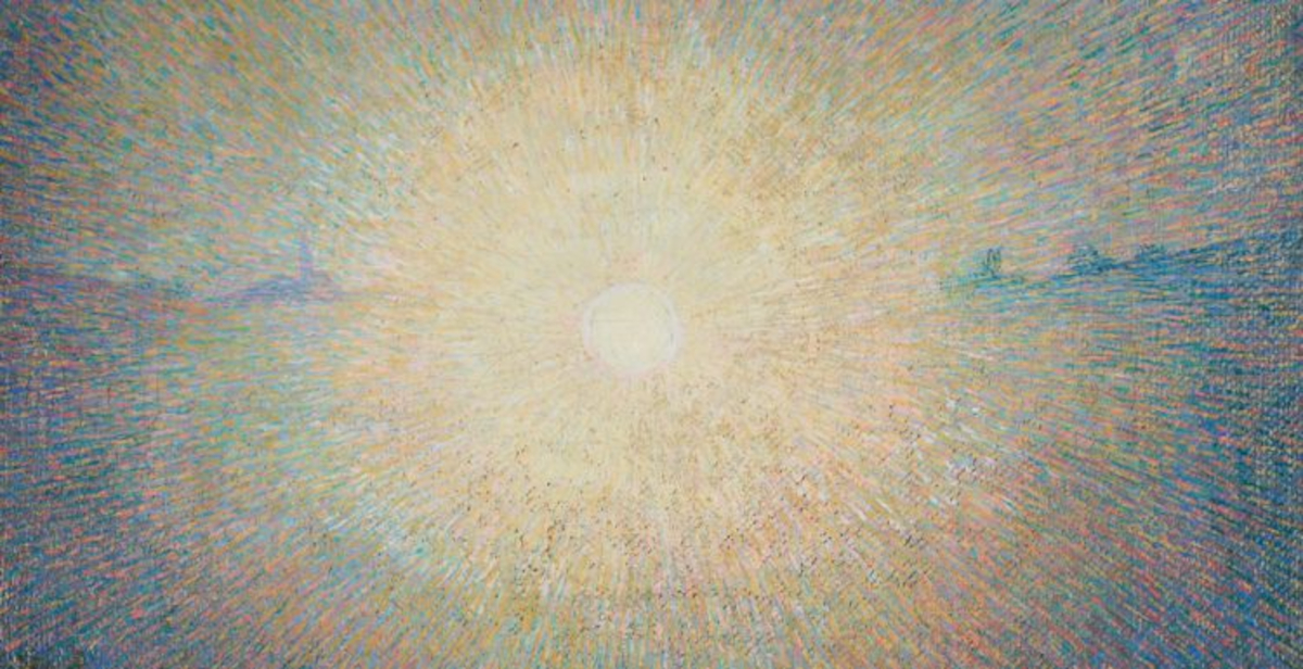 Il Sole di Pellizza da Volpedo: la Pinacoteca di Tortona espone l'opera giovanile dell'artista
