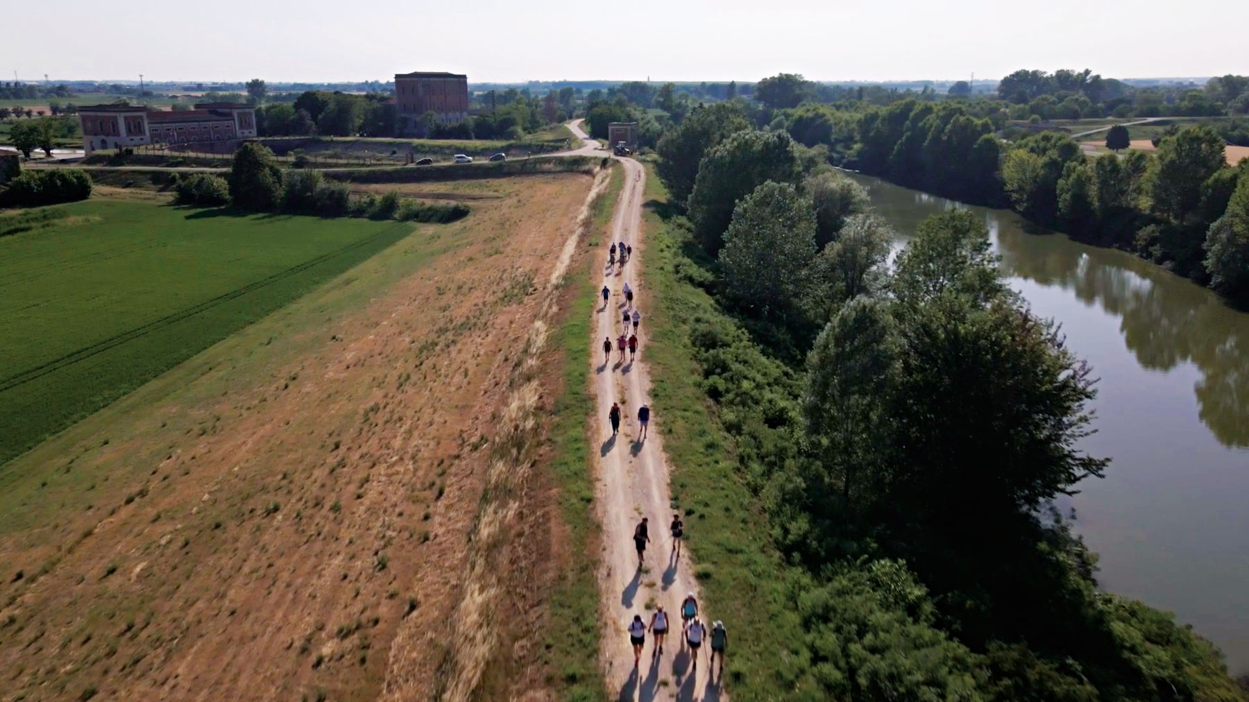 Il percorso Der heilige Benedikt Po – Revere