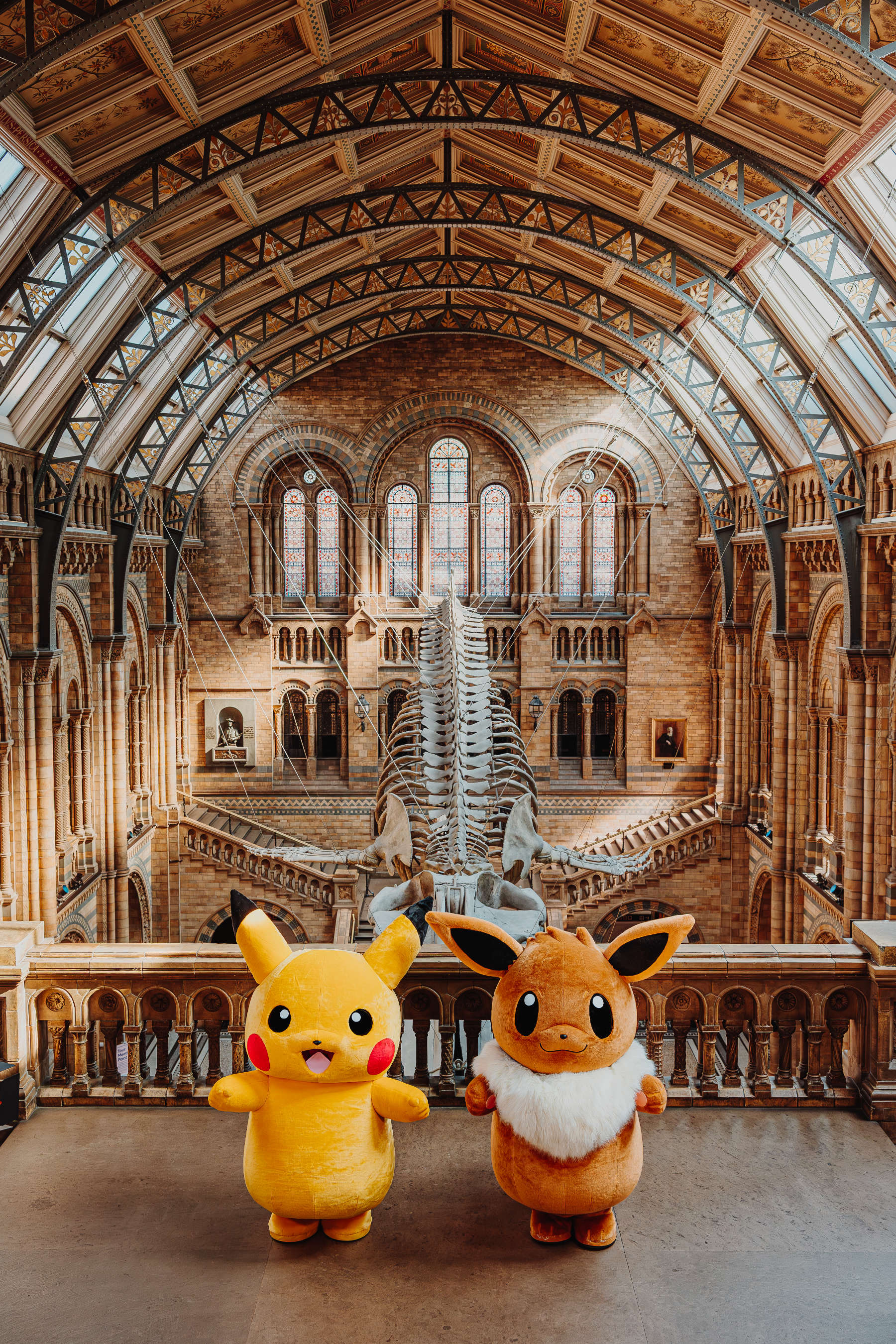 I Pok&eacute;mon al Natural History Museum di Londra. Foto: Luke Dyson