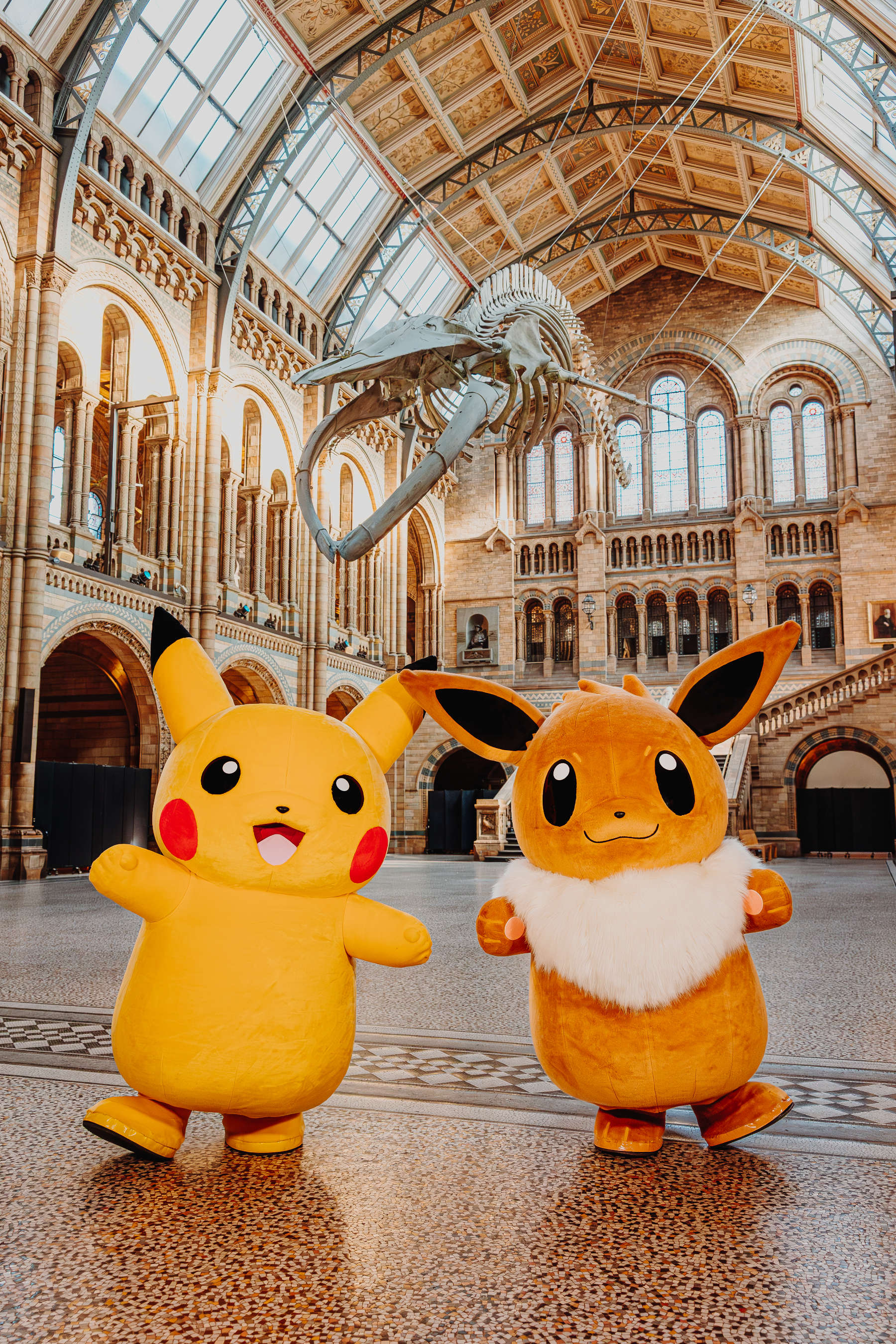 I Pok&eacute;mon al Natural History Museum di Londra. Foto: Luke Dyson