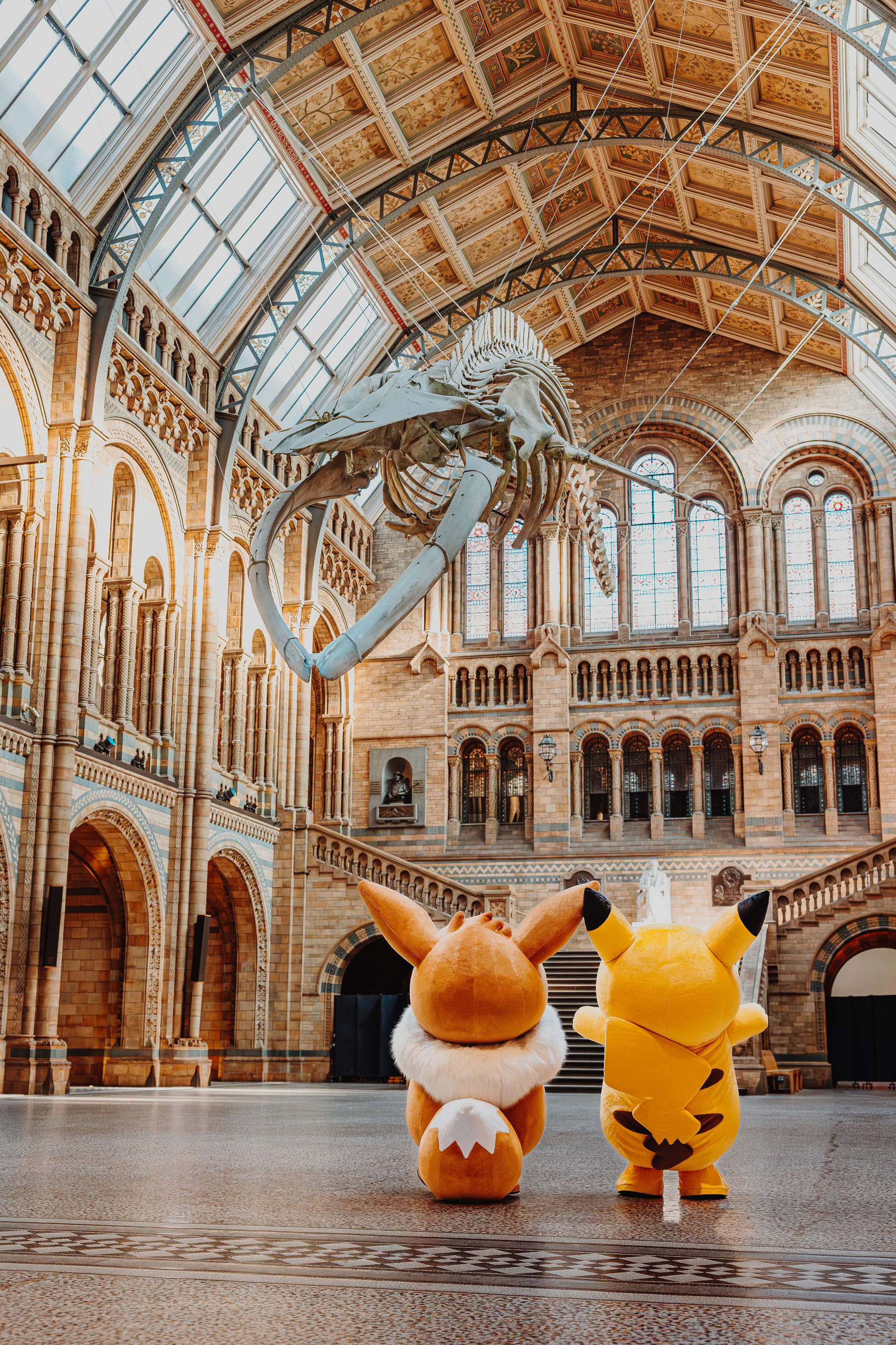 I Pok&eacute;mon al Natural History Museum di Londra. Foto: Luke Dyson