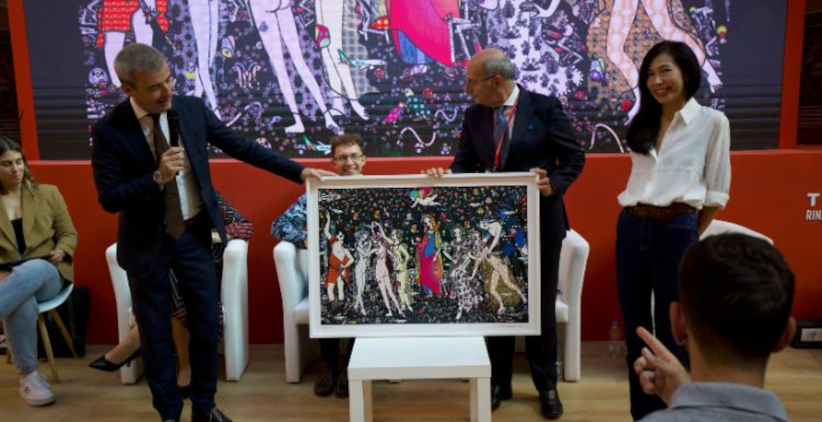 Finestre sull'Arte dona a Toscana Promozione Turistica la Primavera di Tomoko Nagao