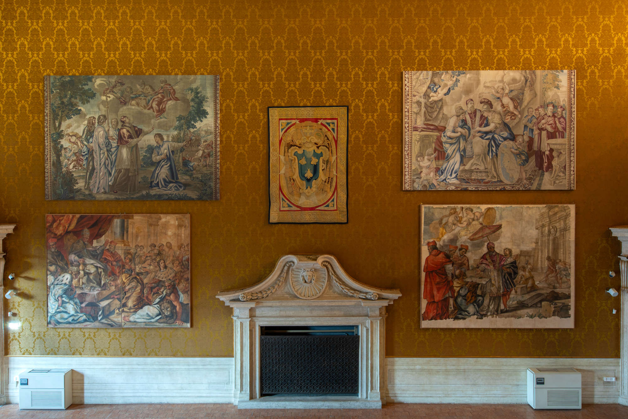 Die Renovierung des Salone Pietro da Cortona im Palazzo Barberini. Foto: Alberto Novelli und Alessio Panunzi