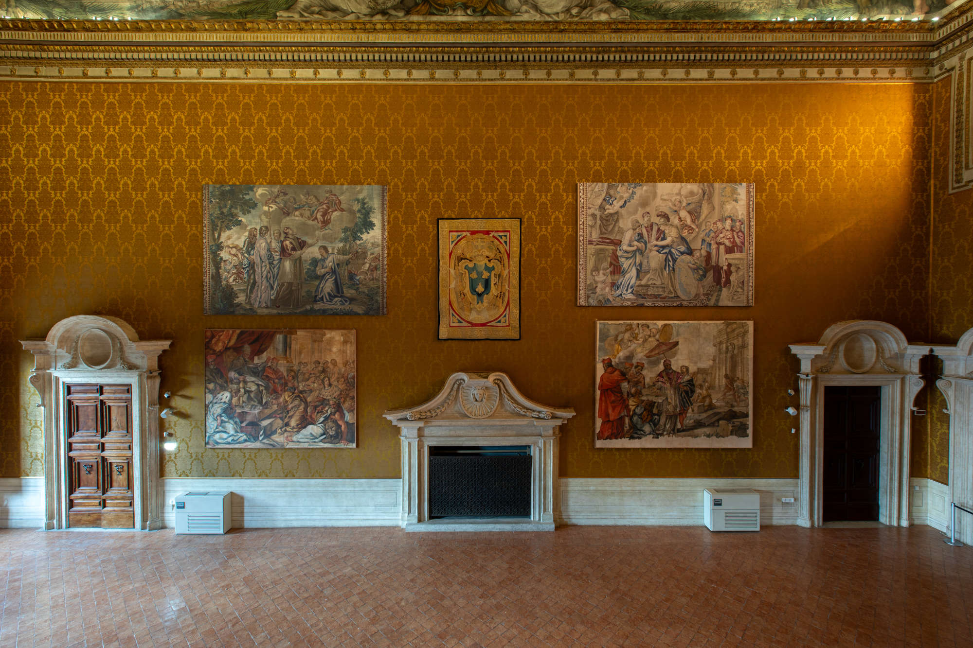 Die Renovierung des Salone Pietro da Cortona im Palazzo Barberini. Foto: Alberto Novelli und Alessio Panunzi