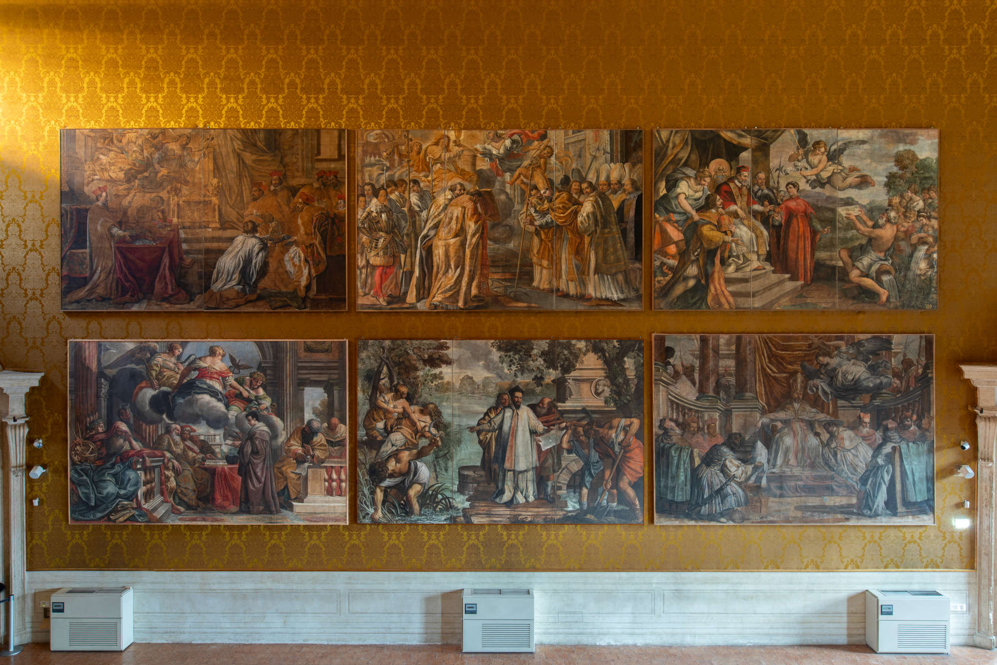 Die Renovierung des Salone Pietro da Cortona im Palazzo Barberini. Foto: Alberto Novelli und Alessio Panunzi