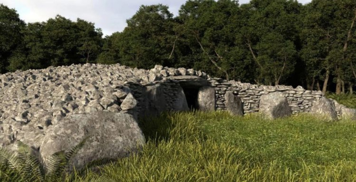 Una nuova visualizzazione 3D riporta in vita l’antico cairn neolitico di Boreland in Scozia