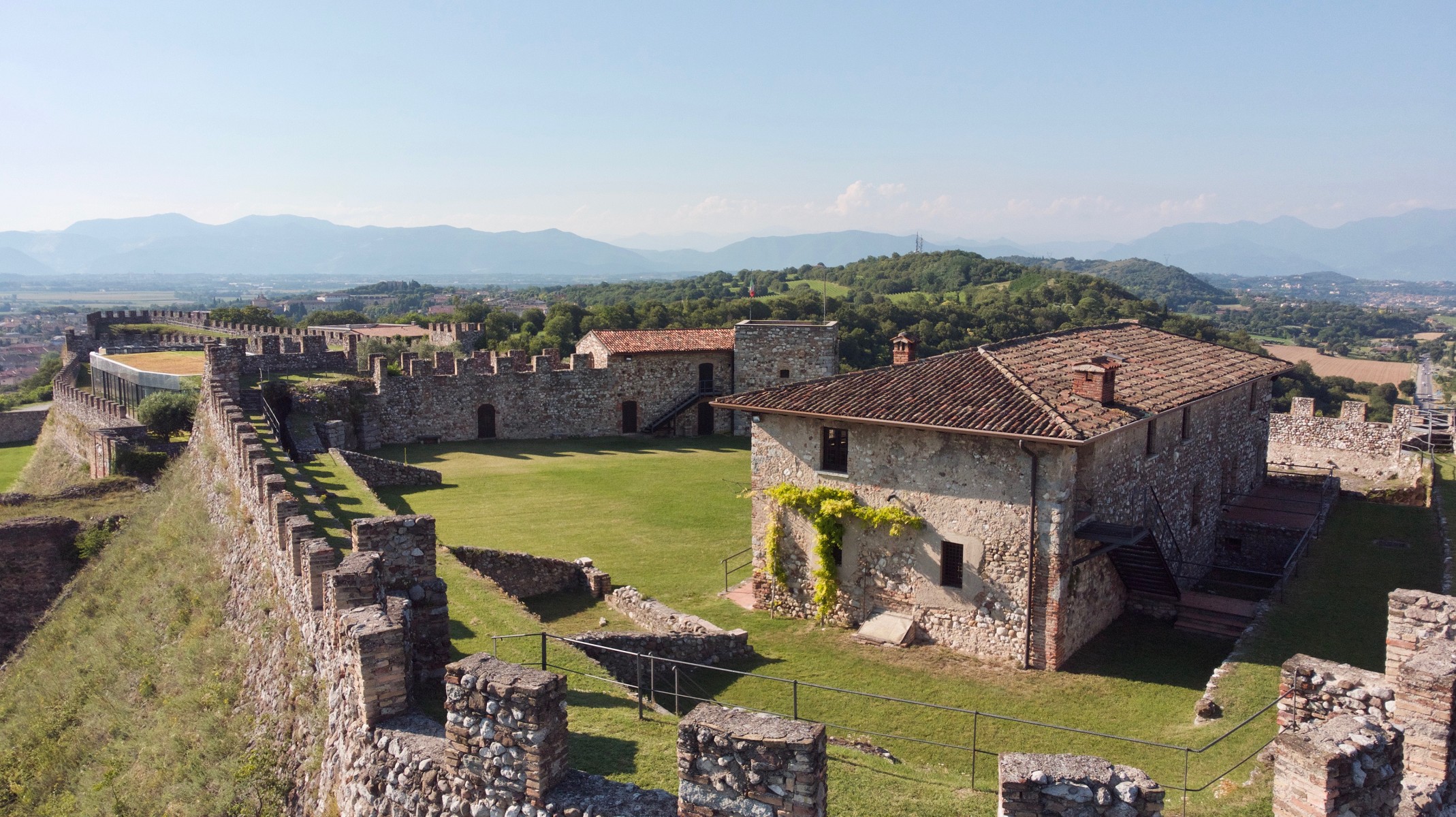 The Captain's House at the Rocca Visconteo-Veneta, home of the museum. Photo: Ugo Da Como Foundation
