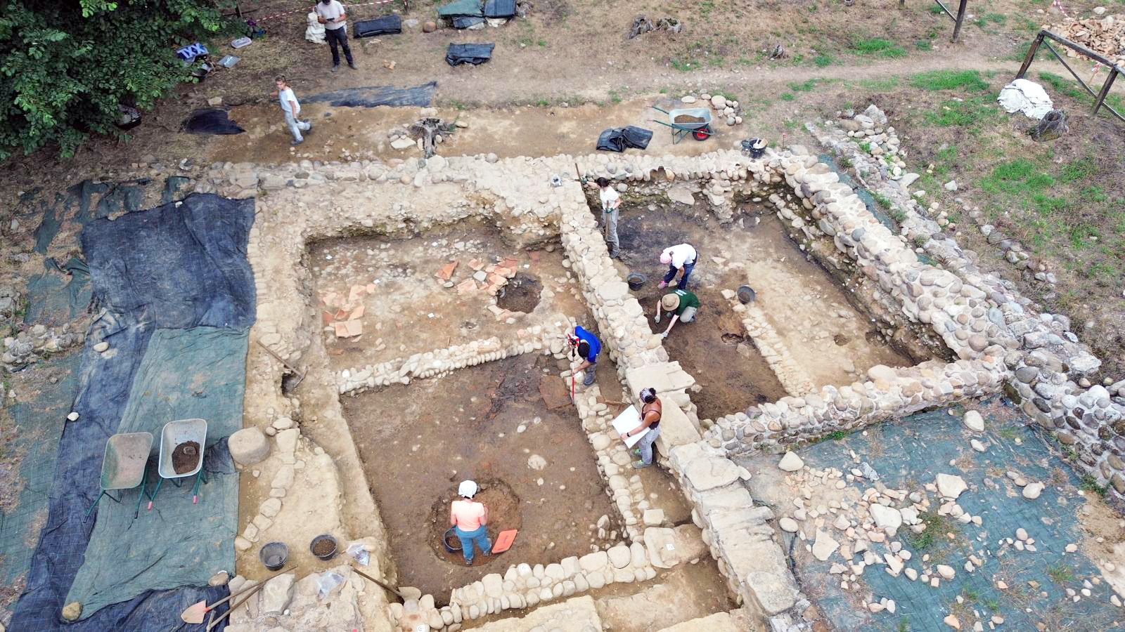 Castelseprio, gli scavi rivelano resti di un edificio del IV - V secolo. Mai qui una struttura così antica