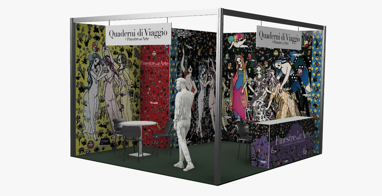 Finestre sull’Arte anche quest'anno alla Fiera del Turismo a Rimini, con uno stand d'artista