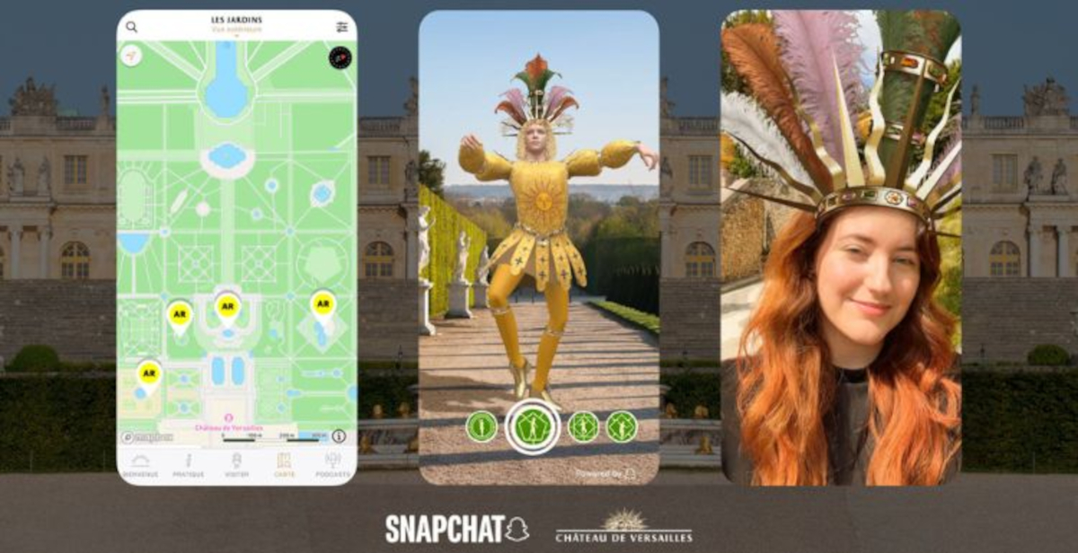 Versailles in realtà aumentata: Snap riporta in vita le danze del Re Sole