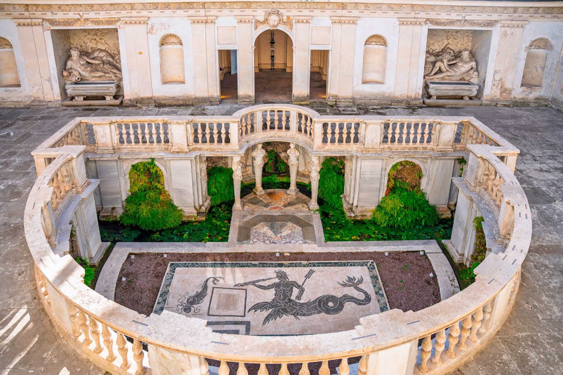 Il Ninfeo di Villa Giulia torna a essere teatro delle acque: riattivate dopo secoli le fontane