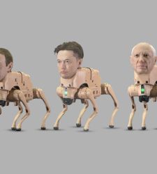 Beeple dog-robots that defecate art are all the rage in Miami: sold for $100,000