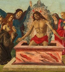 Retrieved unpublished work from Botticelli's workshop that was noticed by Berenson and Zeri. It will go to auction