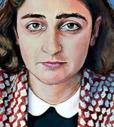 Anne Frank with a keffiyeh: storm in Germany over Italian artist's work
