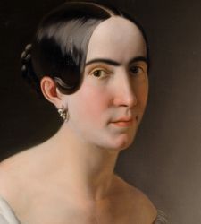 Donato al Museo Ala Ponzone di Cremona il Ritratto della marchesa Rosalia Cavalcabò di Enrico Scuri