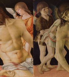 Bellini's Pietà finally restored returns to Venice after 70 years, in dialogue with Mantegna