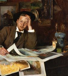 Giovanni Costantini, il giovane davanti al vero: l'inedito autoritratto dell'artista diciannovenne