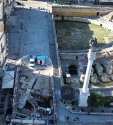 Lecce, scoperte strutture difensive altomedievali accanto all’anfiteatro romano