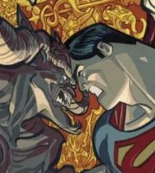 Superman and Dante meet in Florence in new graphic novel signed by Nucci and Celoni
