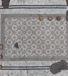 Aquileia, flower carpet mosaic resurfaces after more than 60 years  