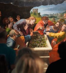 Die Krönung der Jungfrau von Raffael und die Werkstatt für das Kloster Monteluce kehren nach Perugia zurück 