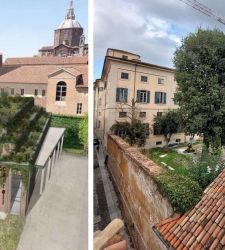 Dopo il cubo di Firenze, la ziqqurat di Pavia: una palestra sul giardino di un palazzo del '700